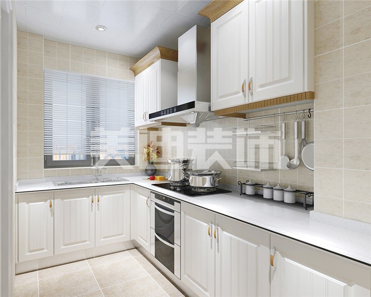 長沙中建信和城115平米裝修案例-廚房