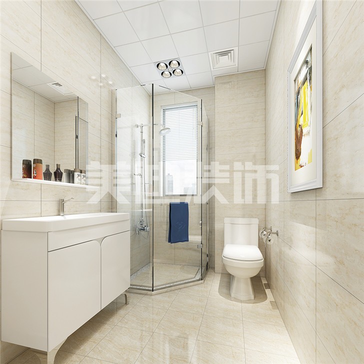 長沙90平裝修案例-衛生間