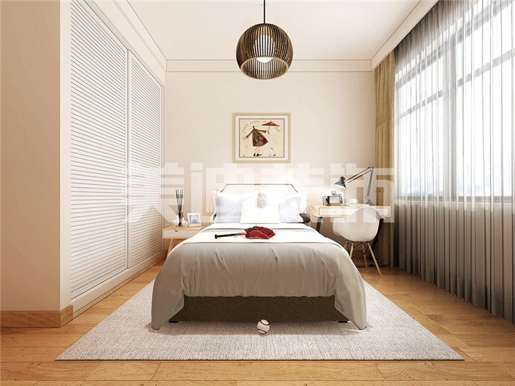 長沙120平裝修案例-臥室