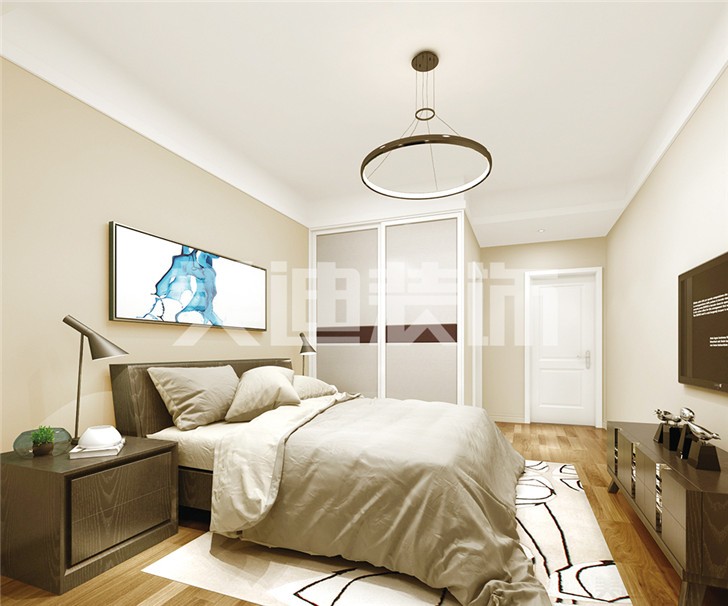 中建信和城115平米裝修案例-臥室