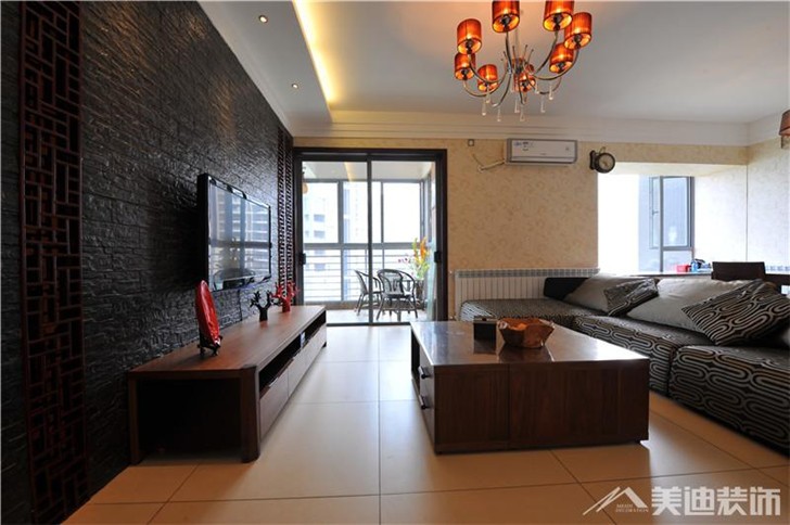 長(zhǎng)沙君悅香邸裝修案例-客廳