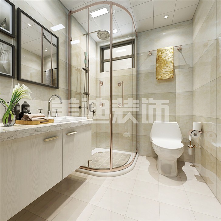 長沙120平裝修案例-衛生間