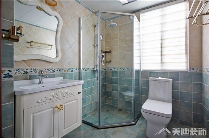 長沙香樟景苑300平裝修案例-衛生間