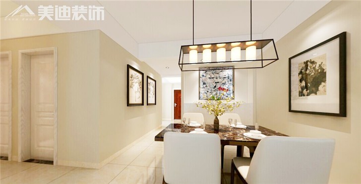 海洋半島現(xiàn)代風裝修案例-餐廳