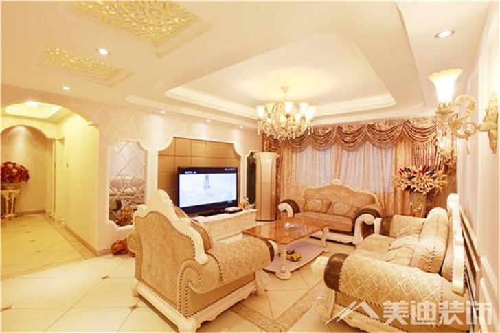 黎郡新宇裝修案例-客廳