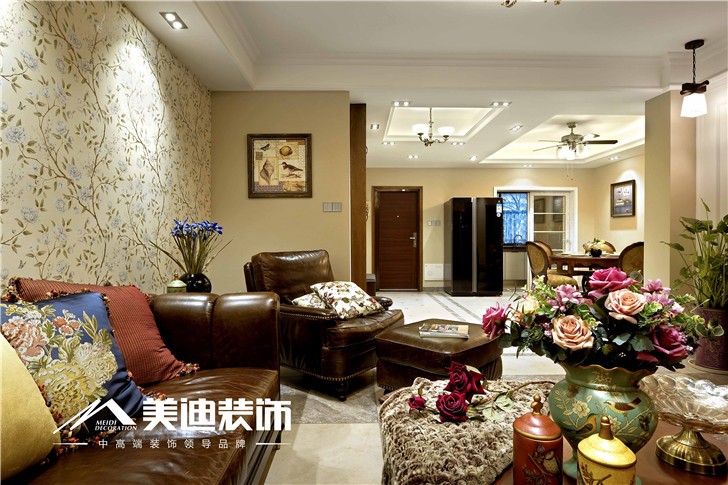 金地三千府220㎡裝修案例-客廳