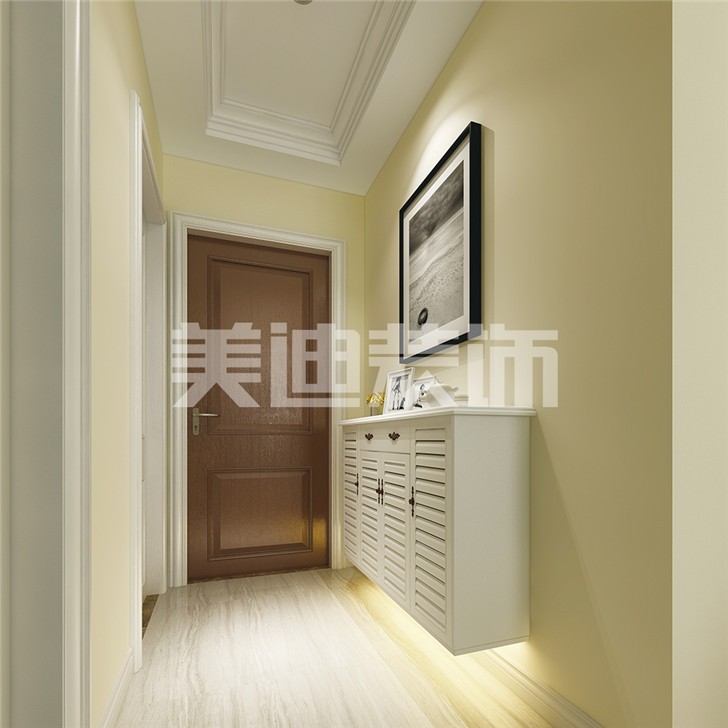 歐式90㎡整裝案例-過道