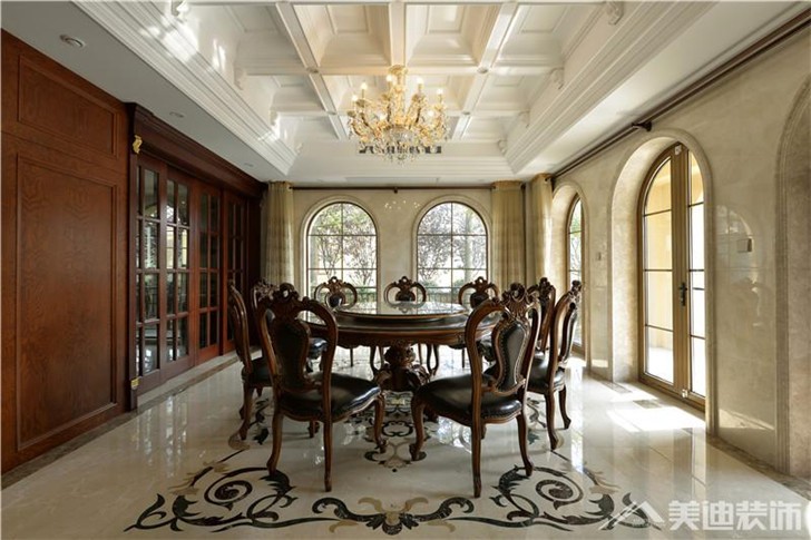 金地三千府別墅裝修案例-餐廳