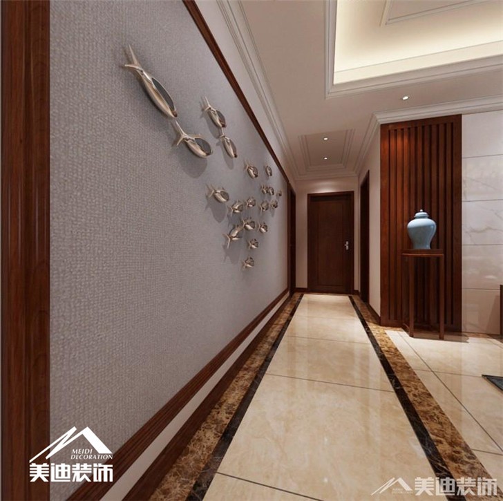 盛隆家園裝修案例-過(guò)道