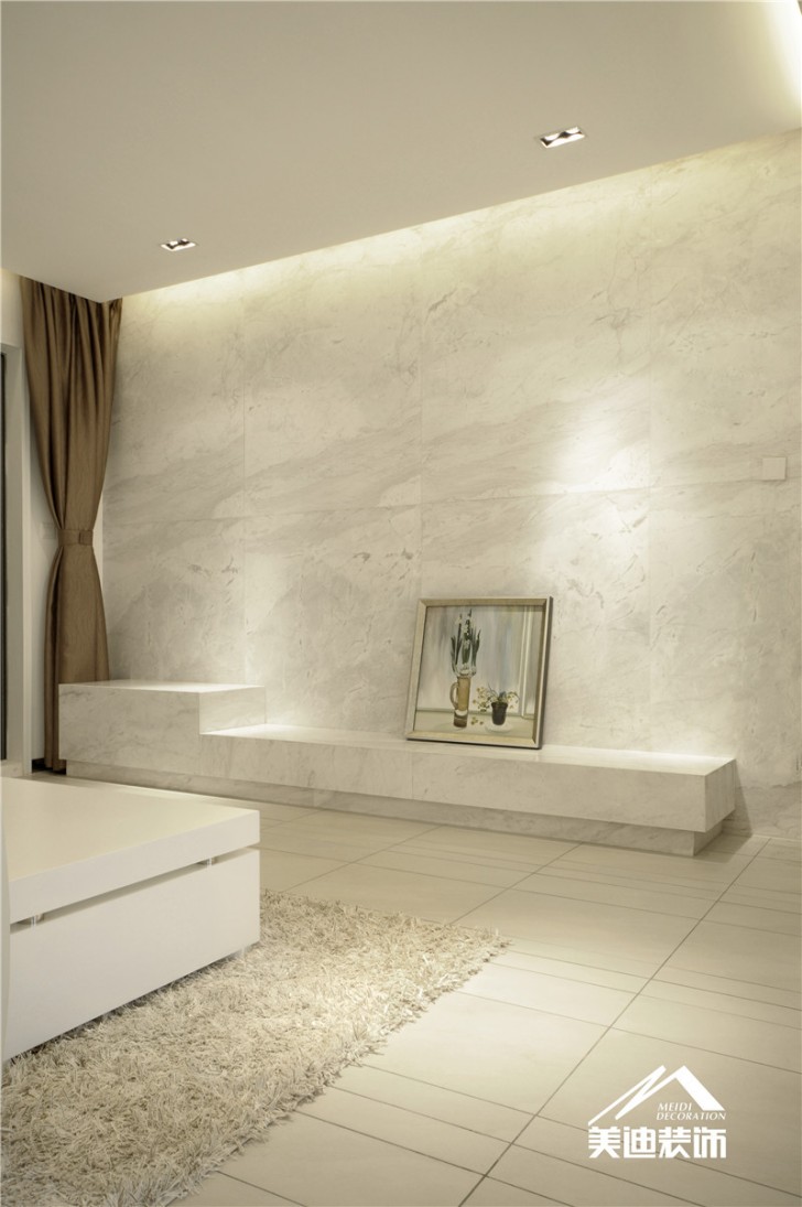 卓越未來海岸樣板房-白· 吐息-客廳