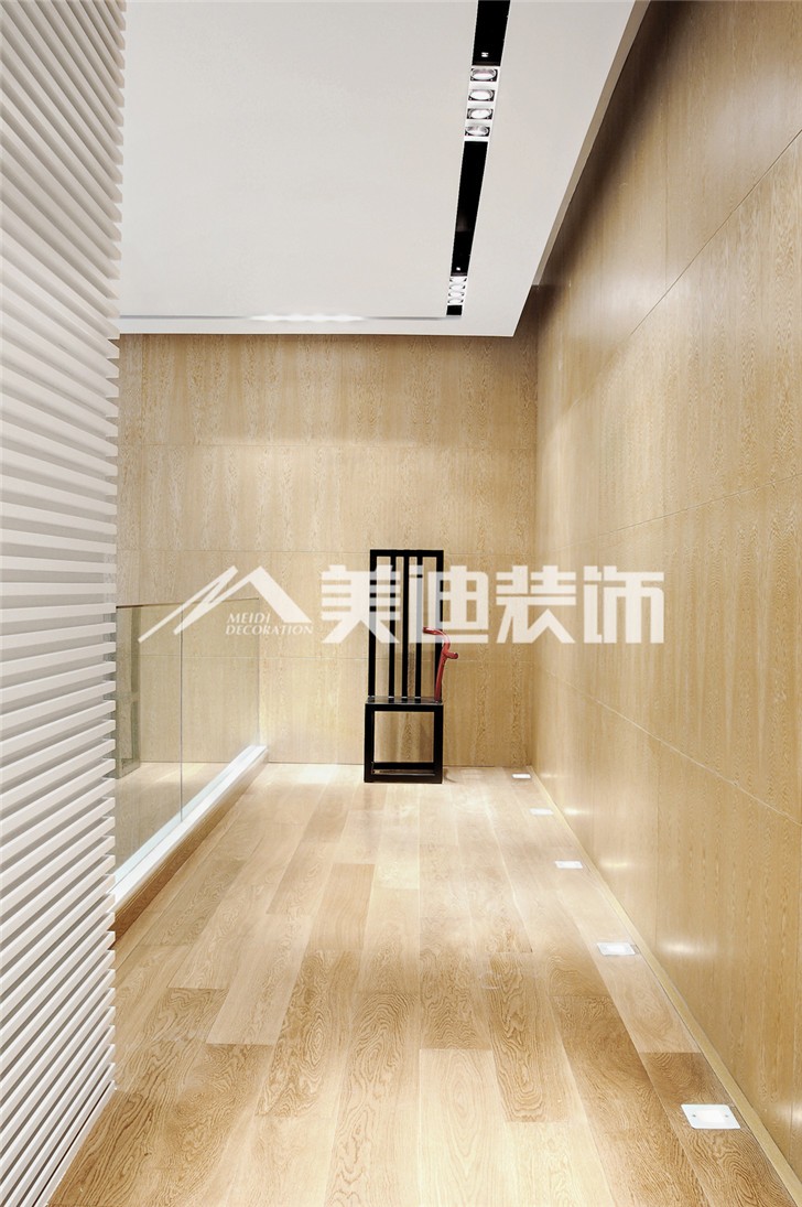 融科東南海現代簡約風裝修案例圖—過道