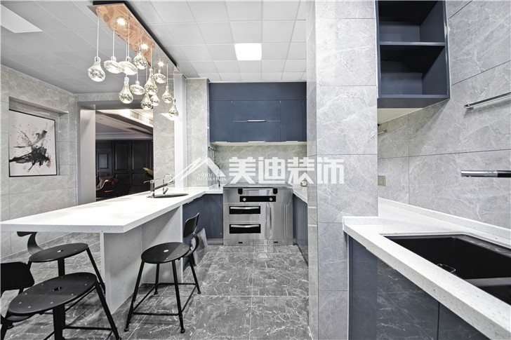 北辰定江洋現代雅痞風裝修案例圖—廚房