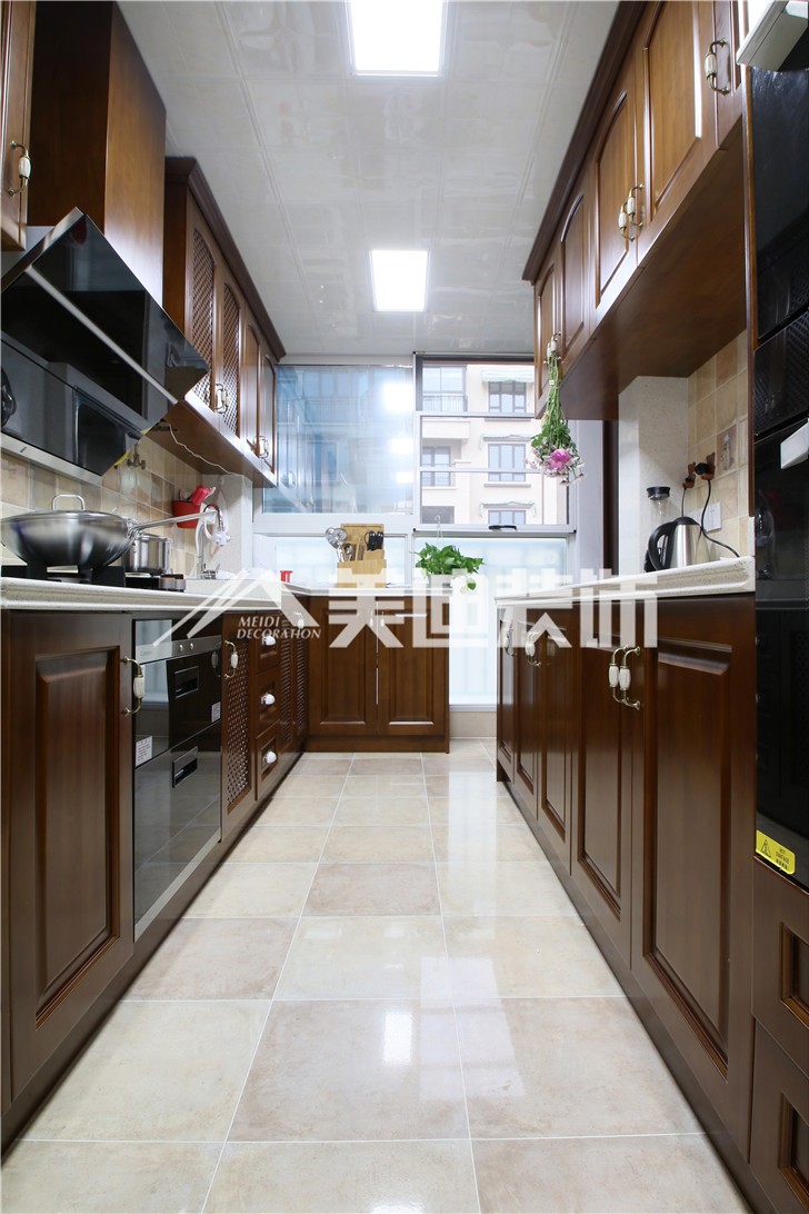 香樟公館美式風裝修案例圖—廚房