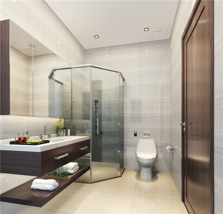 碧桂園201平現代風裝修案例圖—衛生間