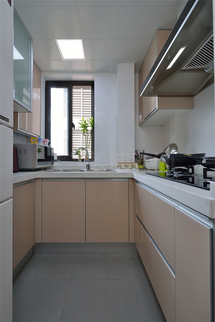 塞納公館110平現代裝修案例圖--廚房