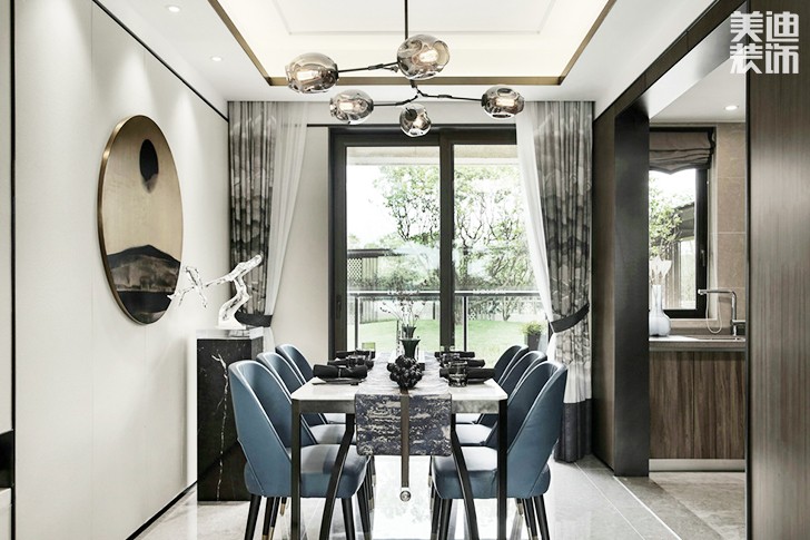 瓏湖國際180㎡新中式實拍-餐廳