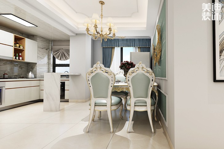 尚格名城120平米現(xiàn)代簡(jiǎn)約風(fēng)格效果圖--餐廳