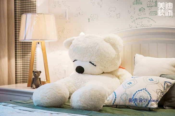 格林春天150平米輕奢法式風(fēng)格實景圖--臥室