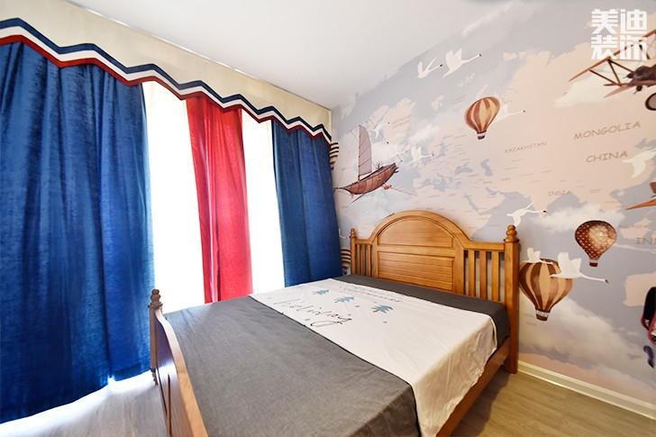 乾源國際115㎡現代簡約裝修案例圖--兒童房
