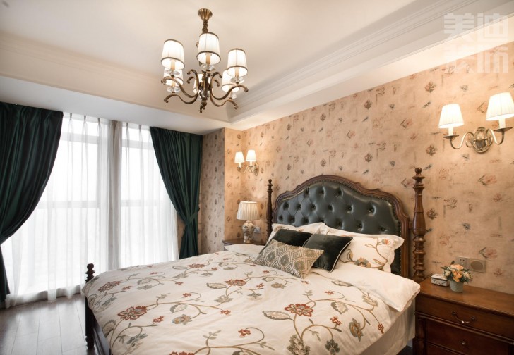 經典小美風格樣板房案例實景圖--臥室