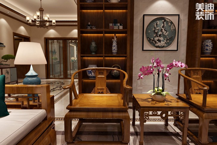 北山獨棟別墅380新中式風(fēng)格裝修效果圖--其他