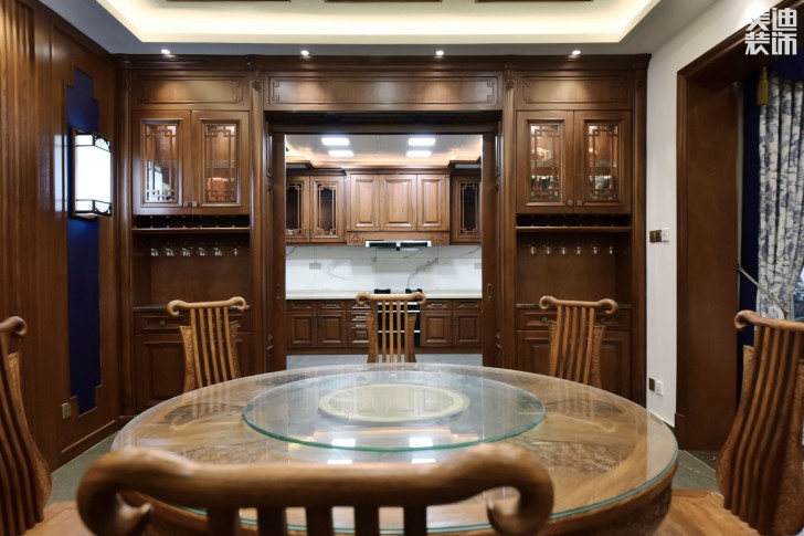 歐萊雅郡480平米中式風(fēng)格裝修案例實拍圖--廚房