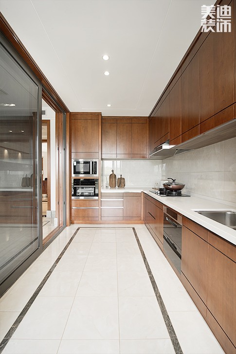 青竹園·曦園 295㎡書香之家，新中式裝修實(shí)拍圖--廚房