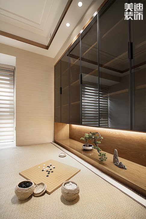 江山壹號180平米新中式風格裝修案例實拍圖--細節圖