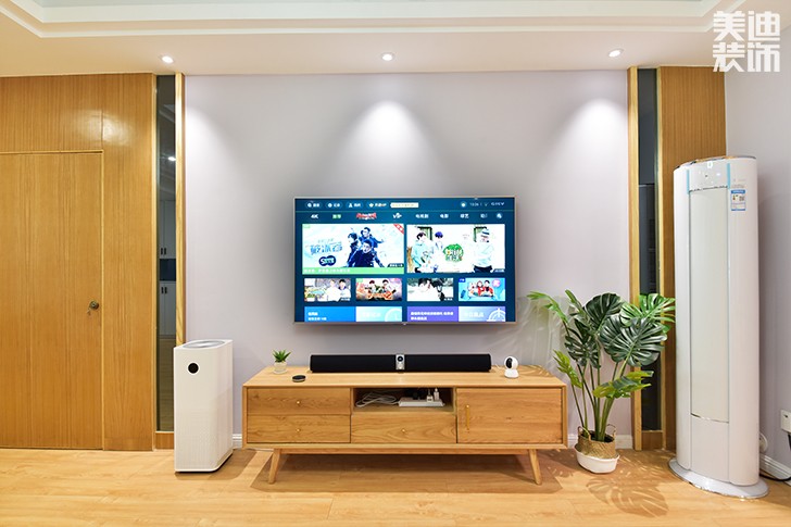 科大佳園120平日式MUJI風(fēng)裝修案例圖--客廳