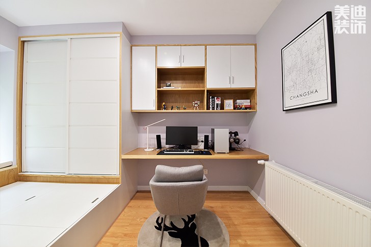 科大佳園120平日式MUJI風(fēng)裝修案例圖--臥室