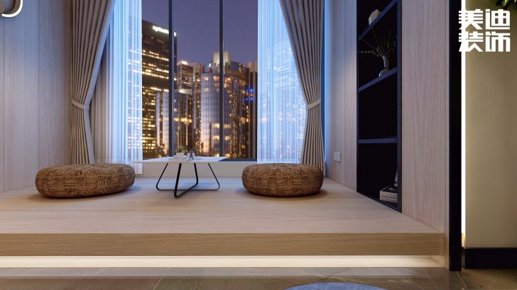 濱江中心城117平方米現代輕奢風格案例效果圖--其他