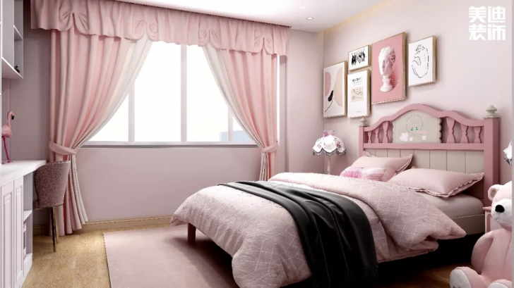 平安象湖風情453平方米新中式案例效果圖--兒童房