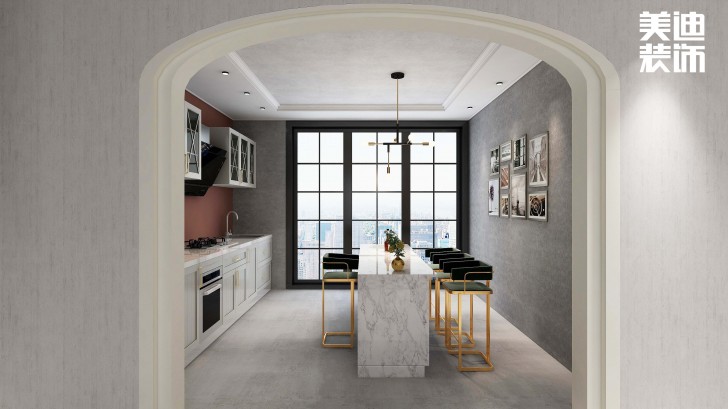 嘉和城128平方米北歐風格案例效果圖--客廳