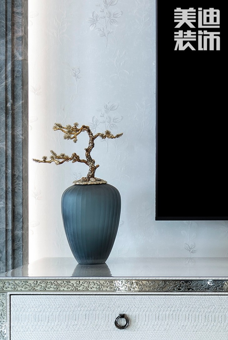 雙灣國際215平米法式輕奢風裝修案例實拍圖-細節