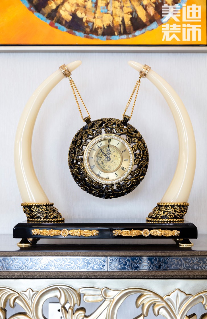 雙灣國際215平米法式輕奢風裝修案例實拍圖-細節