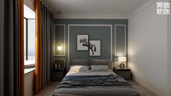 水墨林溪135㎡現(xiàn)代風格案例效果圖