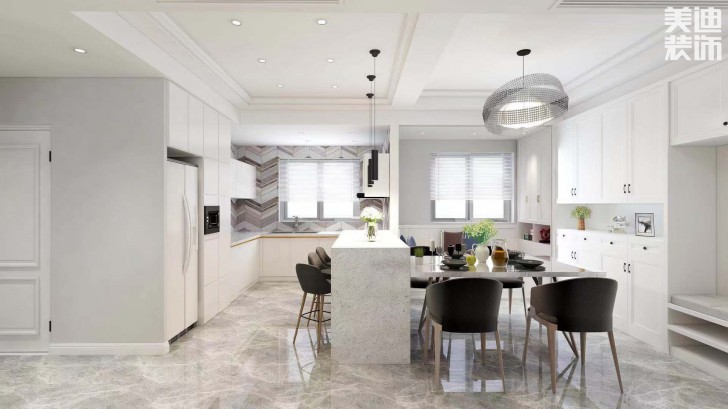 長盛嵐庭105㎡現代風格案例效果圖