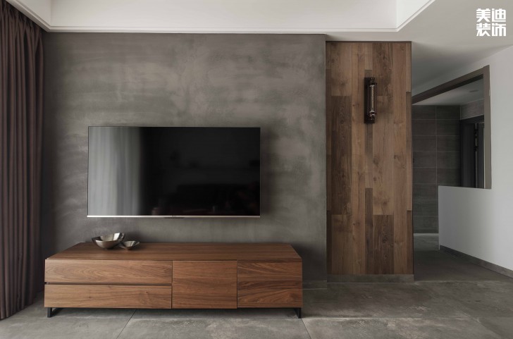 中建信和城112平方米工業風格案例效果圖--客廳