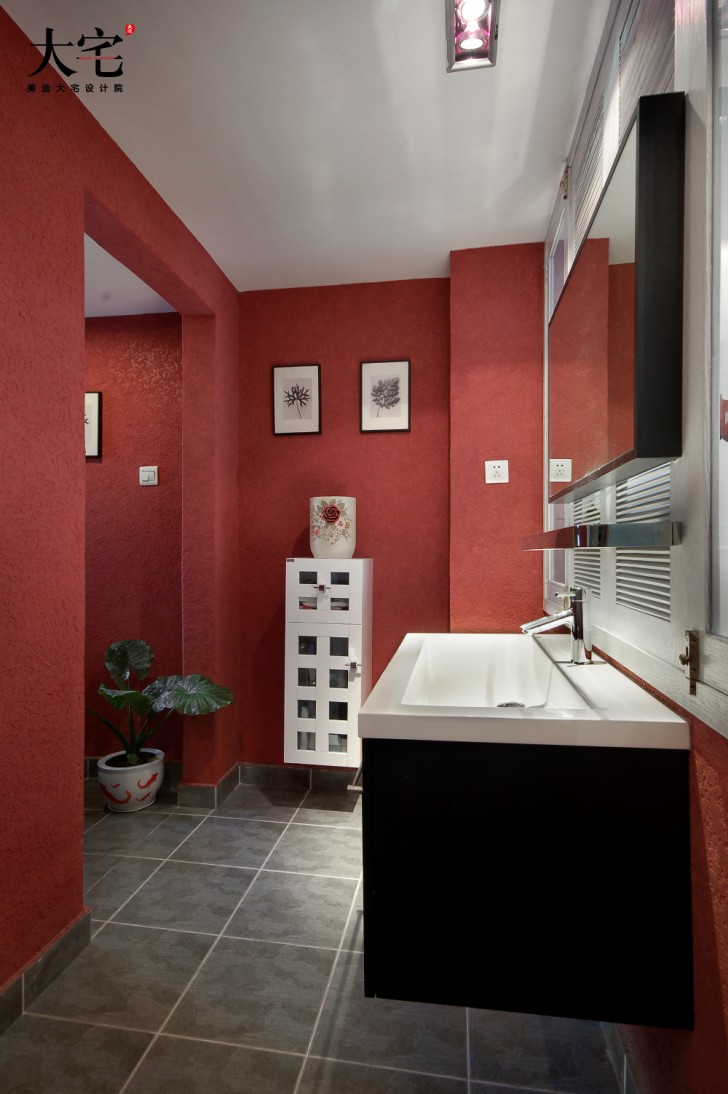 萬科西街花園138平方米Loft民宿風案例效果圖-衛生間