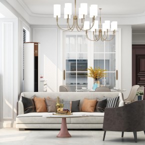 保利大都匯125㎡簡歐風格 ...