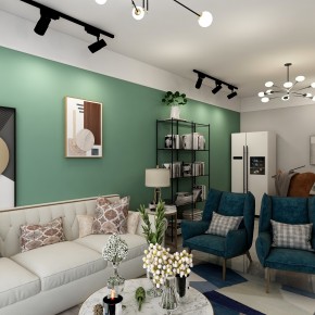 明發國際85㎡輕奢風格案例 ...